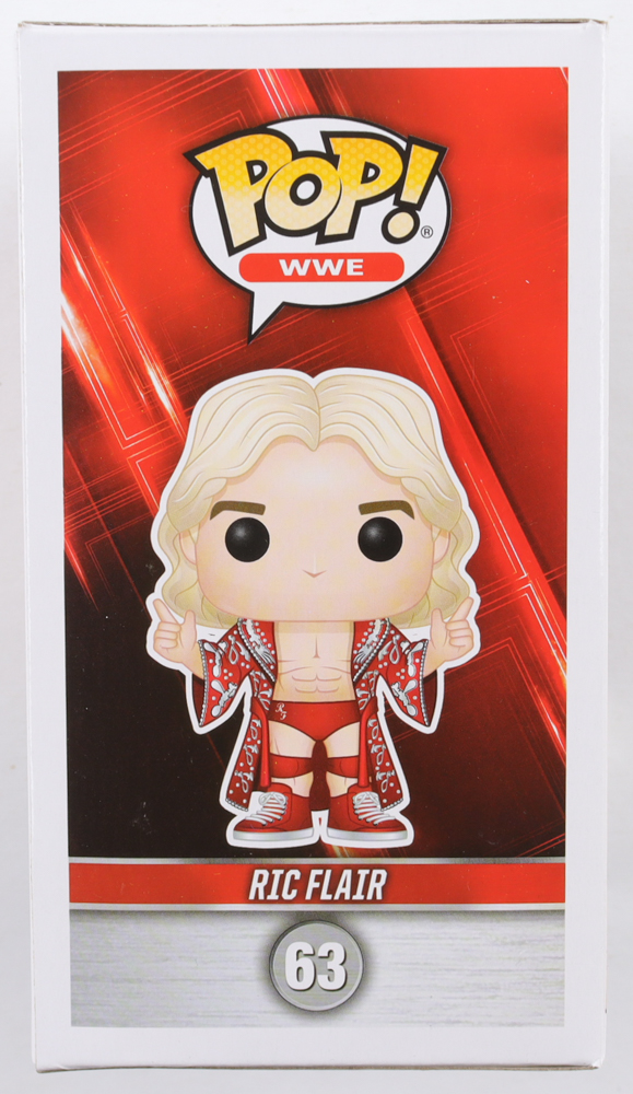Ric Flair Signed WWE #63 Funko Pop! Vinyl Figure (Beckett) at PristineAuction.com Ric Flair Signed WWE #63 Funko Pop! Vinyl Figure (Beckett) at PristineAuction.com