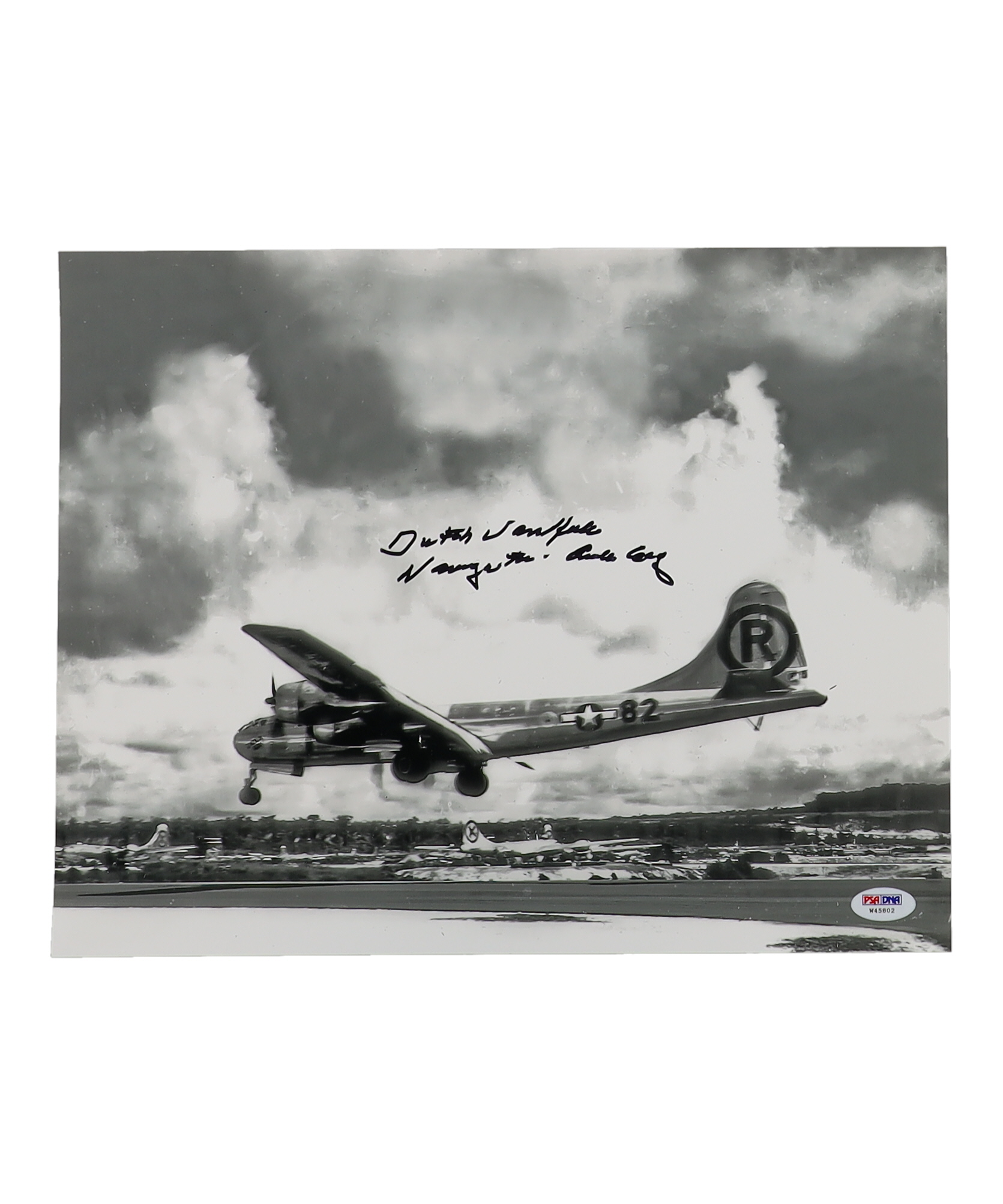 Dutch Van Kirk Signed "Enola Gay" 11x14 Photo Inscribed "Navigator - Enola Gay" (PSA) at PristineAuction.com Dutch Van Kirk Signed "Enola Gay" 11x14 Photo Inscribed "Navigator - Enola Gay" (PSA) at PristineAuction.com