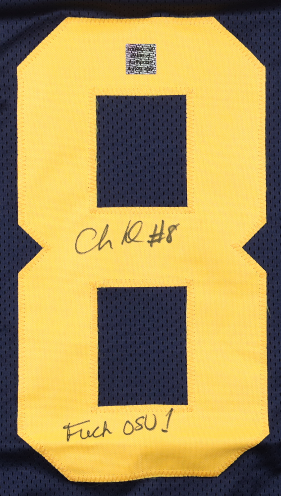 Chris Howard Signed Jersey Inscribed "F*** OSU!" (Playball Ink) at PristineAuction.com Chris Howard Signed Jersey Inscribed "F*** OSU!" (Playball Ink) at PristineAuction.com