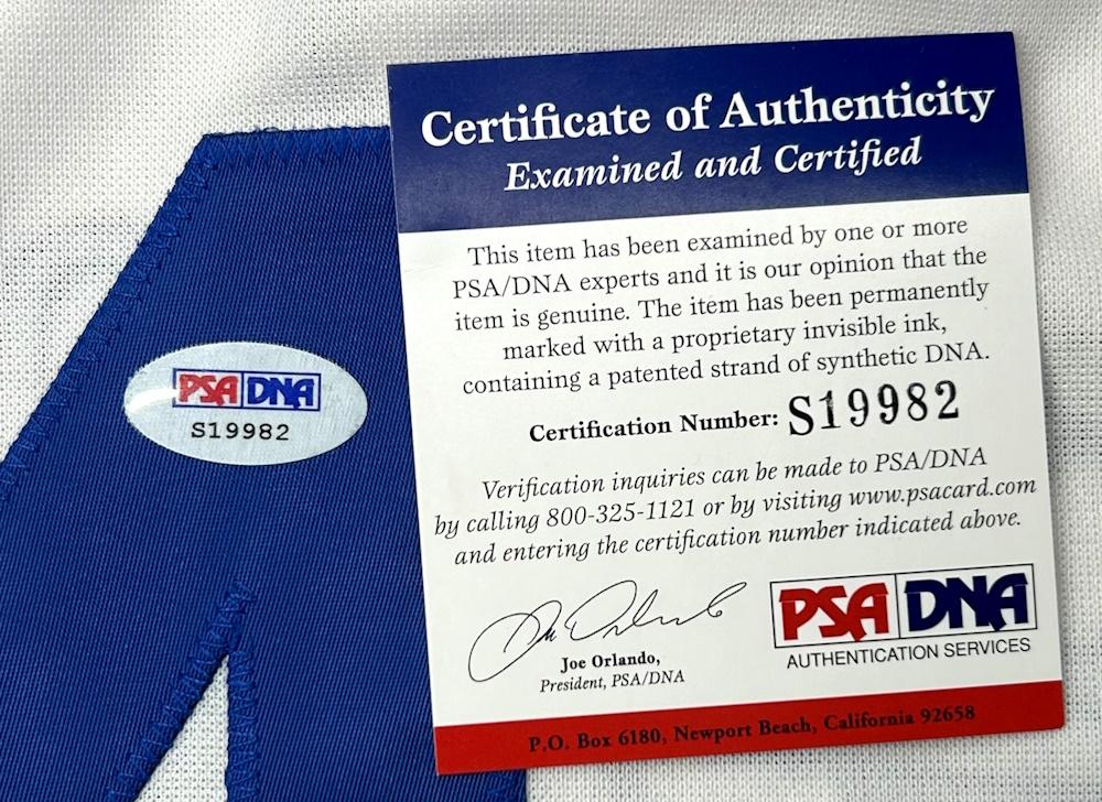 Duke Snider Signed Custom Jersey (PSA) at PristineAuction.com Duke Snider Signed Custom Jersey (PSA) at PristineAuction.com