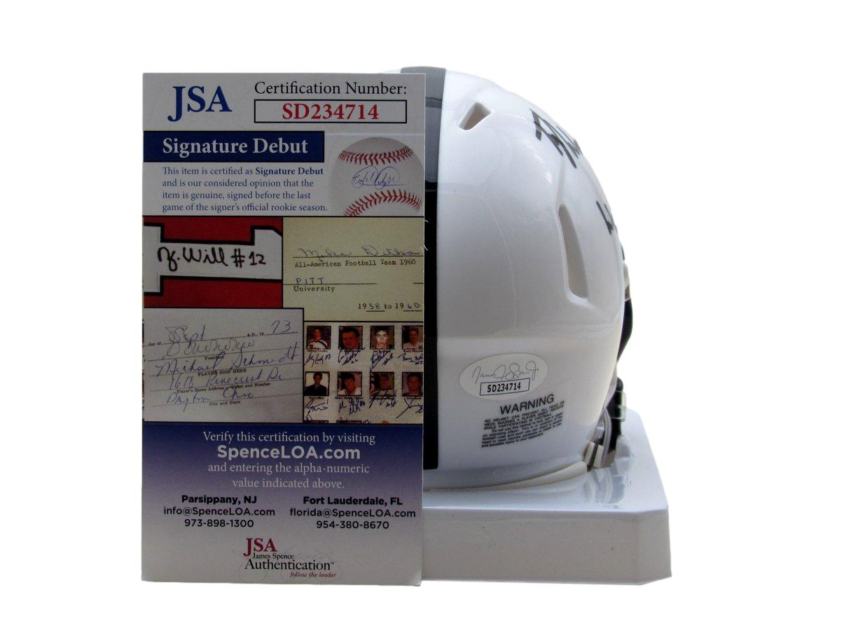 Ty Warren Signed Penn State Nittany Lions Speed Mini Helmet Inscribed "We Are" (JSA) at PristineAuction.com Ty Warren Signed Penn State Nittany Lions Speed Mini Helmet Inscribed "We Are" (JSA) at PristineAuction.com