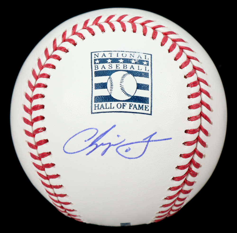 Chipper Jones Signed OML Hall of Fame Logo Baseball (Fanatics) at PristineAuction.com Chipper Jones Signed OML Hall of Fame Logo Baseball (Fanatics) at PristineAuction.com