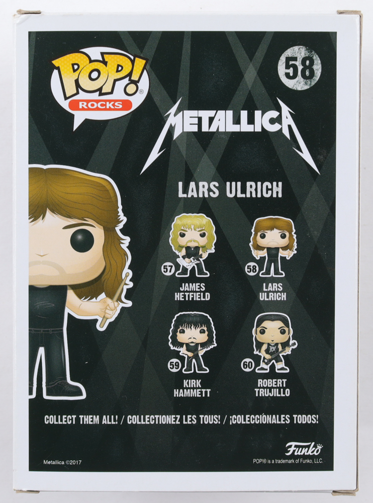 未開封　Funko pop llica メタリカ 2体セット フィギュア Lars Ulrich Signed 