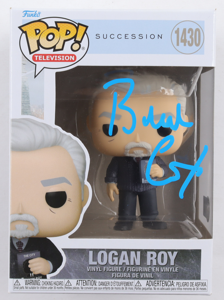 Brian Cox Signed "Succession" #1430 Logan Roy Funko Pop! Vinyl Figure (Beckett) at PristineAuction.com Brian Cox Signed "Succession" #1430 Logan Roy Funko Pop! Vinyl Figure (Beckett) at PristineAuction.com