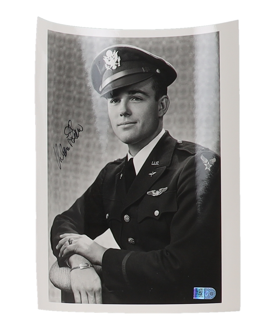 Urban Drew Signed 8x10 Photo WWII P-51 Ace (AIV) 6 Victories 361st Fighter Group Yellow Jackets at PristineAuction.com Urban Drew Signed 8x10 Photo WWII P-51 Ace (AIV) 6 Victories 361st Fighter Group Yellow Jackets at PristineAuction.com