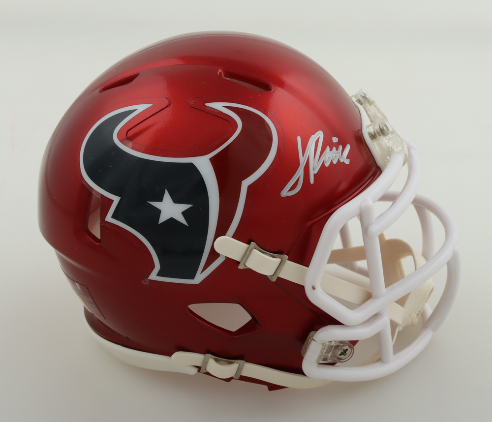 Jalen Pitre Signed Texans Flash Alternate Speed Mini Helmet (JSA & PIA) at PristineAuction.com Jalen Pitre Signed Texans Flash Alternate Speed Mini Helmet (JSA & PIA) at PristineAuction.com