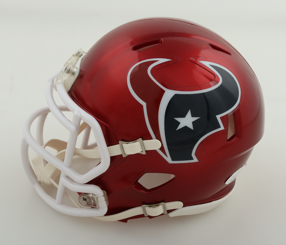 Jalen Pitre Signed Texans Flash Alternate Speed Mini Helmet (JSA & PIA) at PristineAuction.com Jalen Pitre Signed Texans Flash Alternate Speed Mini Helmet (JSA & PIA) at PristineAuction.com