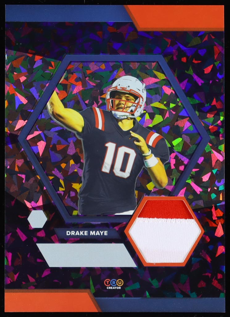 Drake Maye 2024 TruSport Jumbo Trucreator Card #10 #JC-DM Rookie Card at PristineAuction.com Drake Maye 2024 TruSport Jumbo Trucreator Card #10 #JC-DM Rookie Card at PristineAuction.com