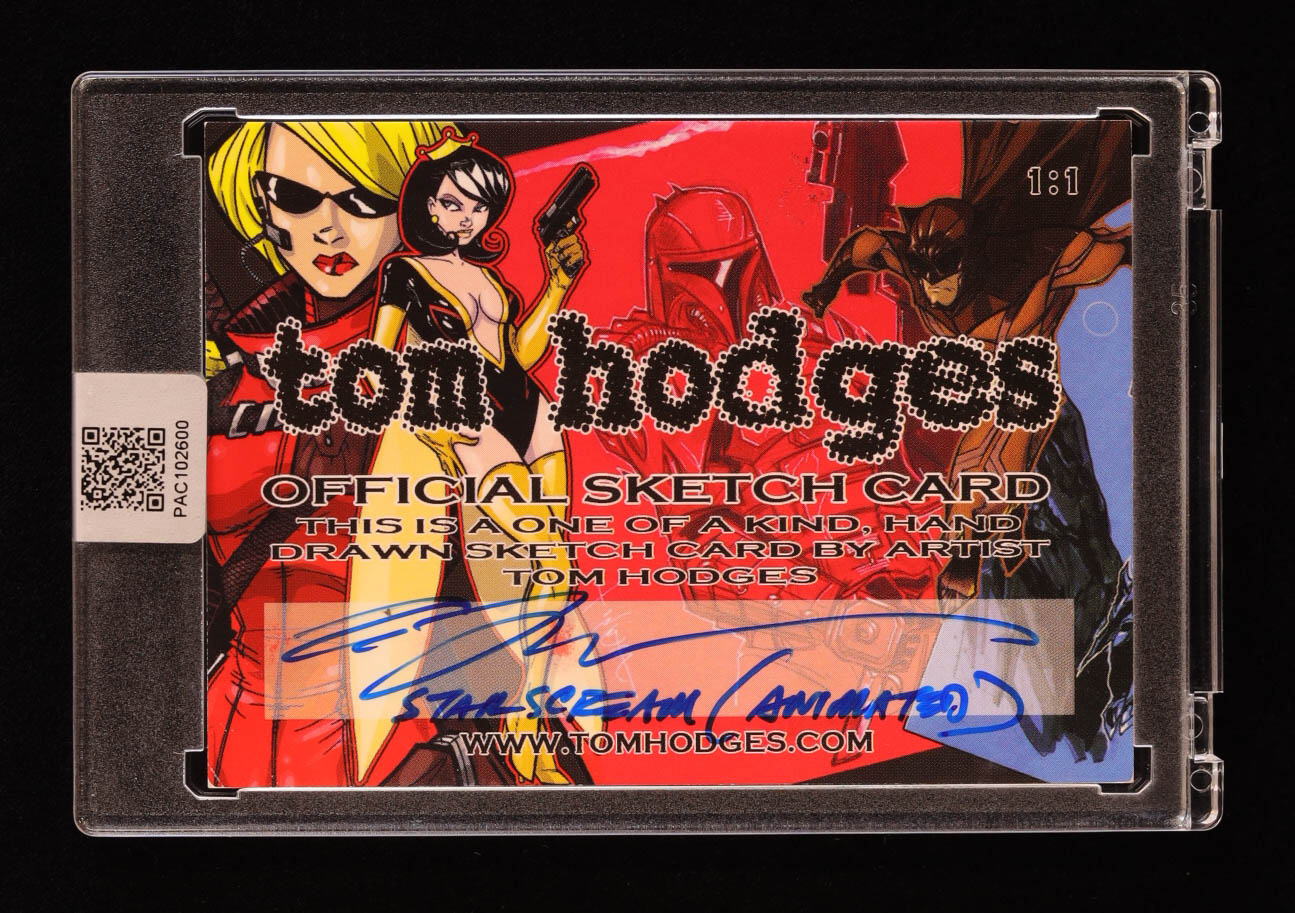 Starscream | Transformers | Original Art Sketch Card by Tom Hodges (1/1 Original Art) at PristineAuction.com Starscream | Transformers | Original Art Sketch Card by Tom Hodges (1/1 Original Art) at PristineAuction.com