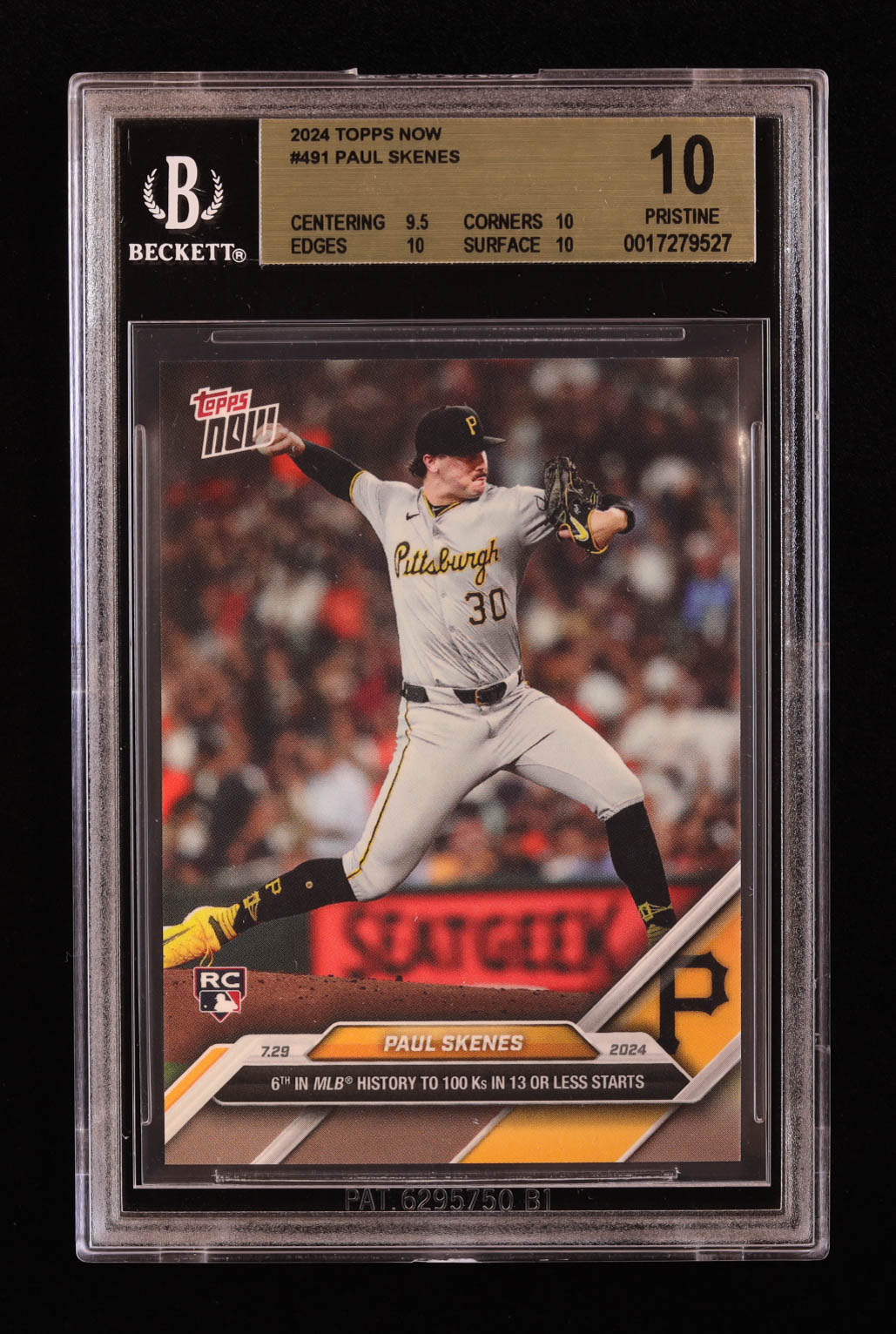2024 TOPPS PRISTINE PAUL SKENES RC PAUL SKENES. 2024
