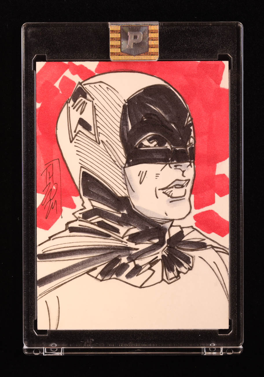 Batman | DC | Original Art Sketch Card by Tom Hodges (1/1 Original Art ...