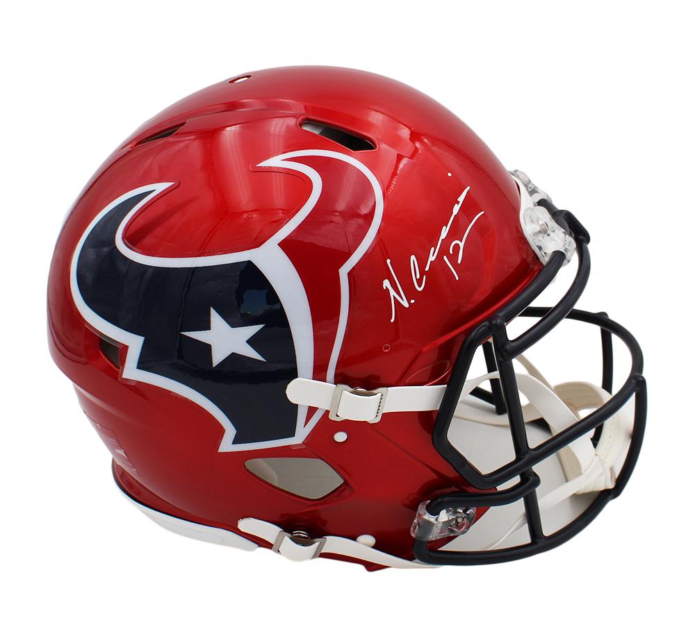 Nico Collins Signed Texans Full-Size Authentic On-Field Alternate Speed Helmet (Beckett) at PristineAuction.com Nico Collins Signed Texans Full-Size Authentic On-Field Alternate Speed Helmet (Beckett) at PristineAuction.com
