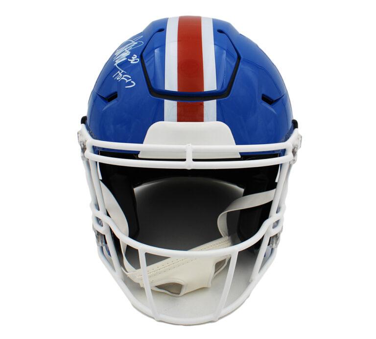 Terrell Davis Signed Broncos Full-Size Authentic On-Field Throwback Alternate Speedflex Helmet Inscribed "HOF 17" (Radtke) at PristineAuction.com Terrell Davis Signed Broncos Full-Size Authentic On-Field Throwback Alternate Speedflex Helmet Inscribed "HOF 17" (Radtke) at PristineAuction.com