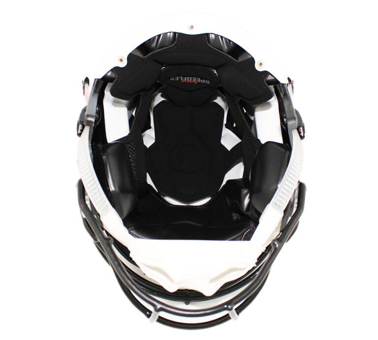 Terrell Davis Signed Broncos Full-Size Authentic On-Field Throwback Alternate Speedflex Helmet Inscribed "HOF 17" (Radtke) at PristineAuction.com Terrell Davis Signed Broncos Full-Size Authentic On-Field Throwback Alternate Speedflex Helmet Inscribed "HOF 17" (Radtke) at PristineAuction.com