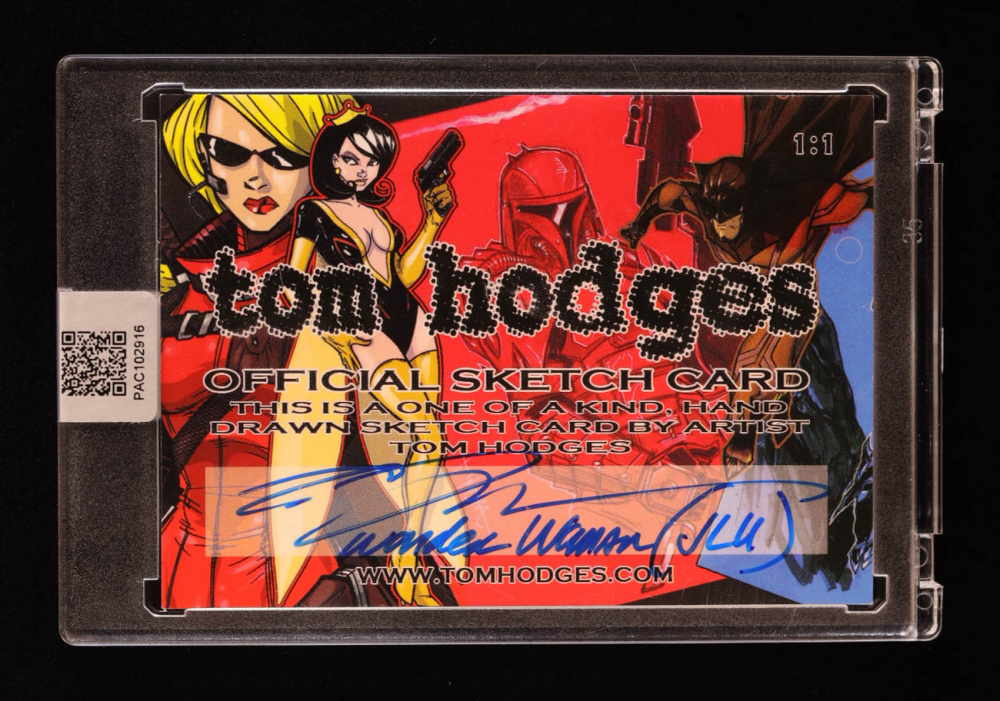 Wonder Woman | DC | Original Art Sketch Card by Tom Hodges (1/1 ...