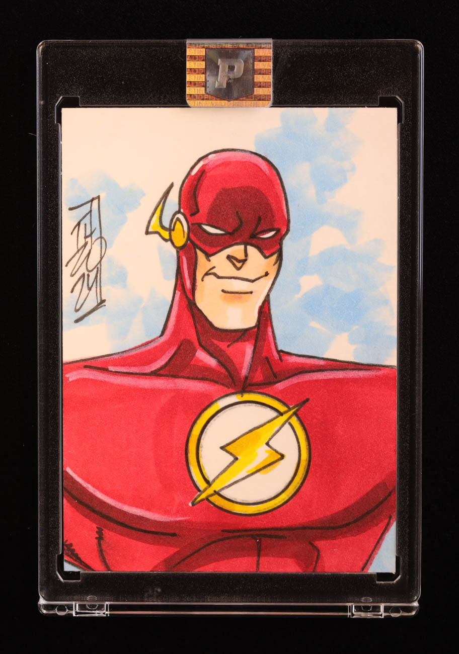 Flash | DC | Original Art Sketch Card by Tom Hodges (1/1 Original Art ...