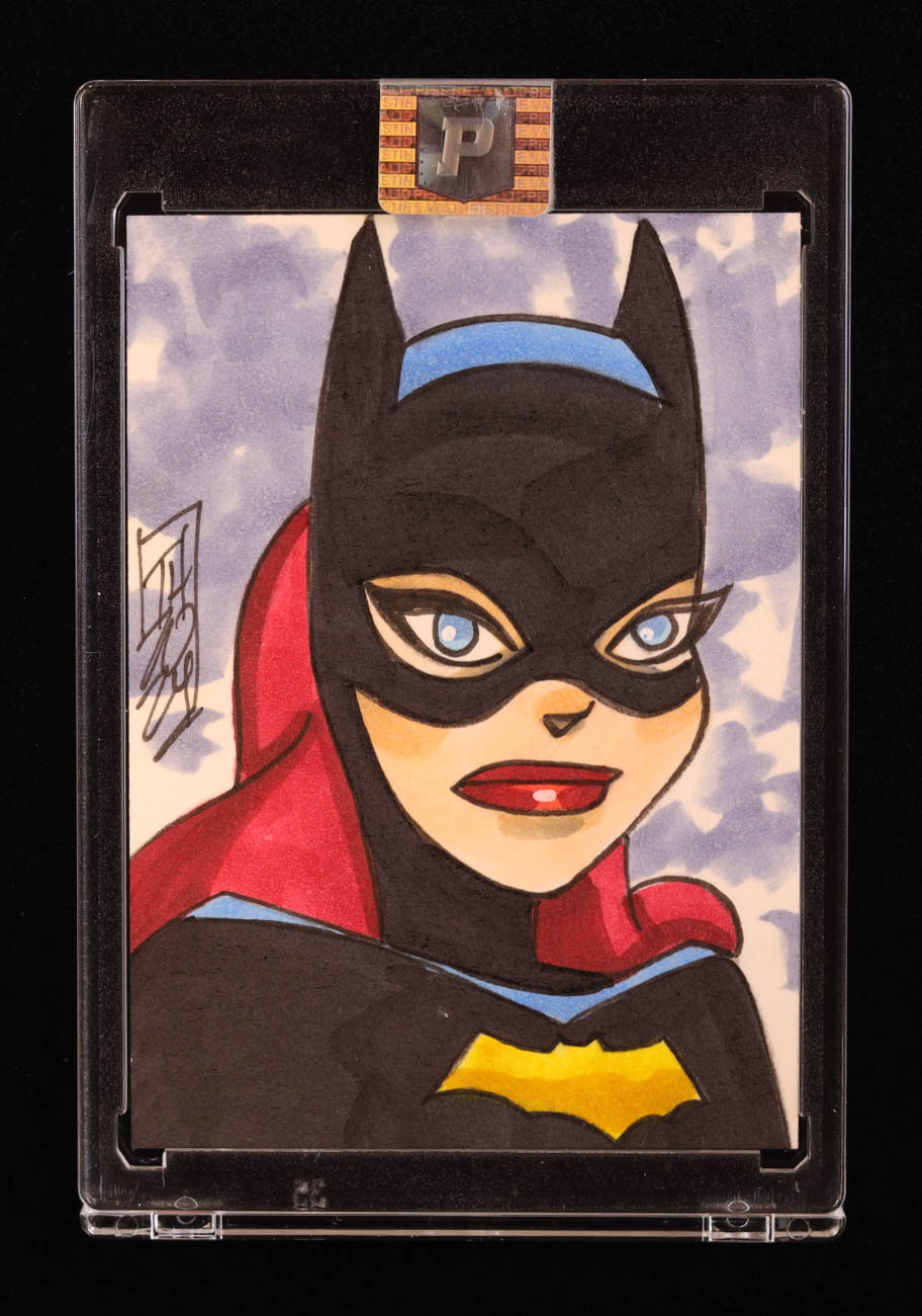 Batgirl | DC | Original Art Sketch Card by Tom Hodges (1/1 Original Art ...