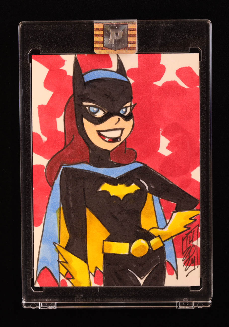 Batgirl | DC | Original Art Sketch Card by Tom Hodges (1/1 Original Art ...