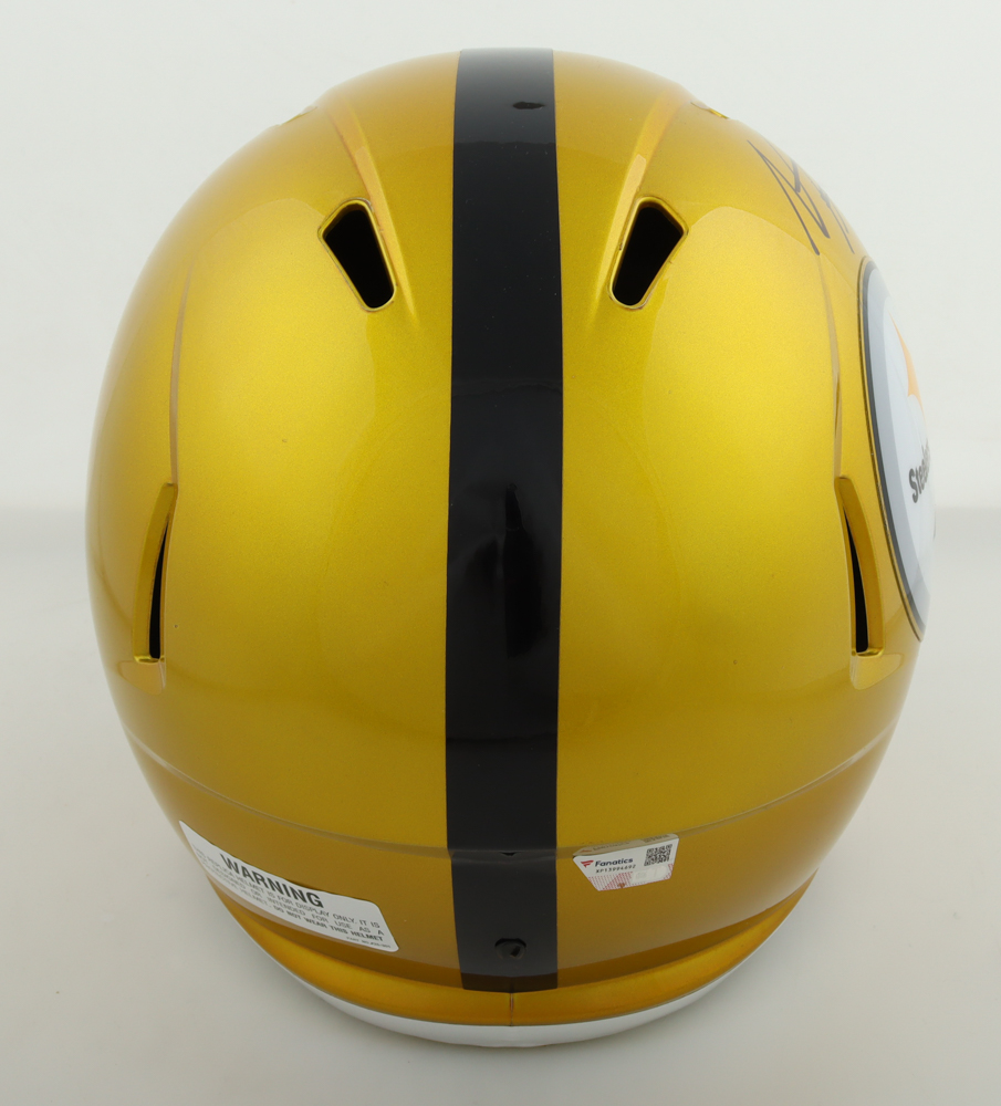 Najee Harris Signed Steelers Full-Size Flash Alternate Speed Helmet (Fanatics) at PristineAuction.com Najee Harris Signed Steelers Full-Size Flash Alternate Speed Helmet (Fanatics) at PristineAuction.com