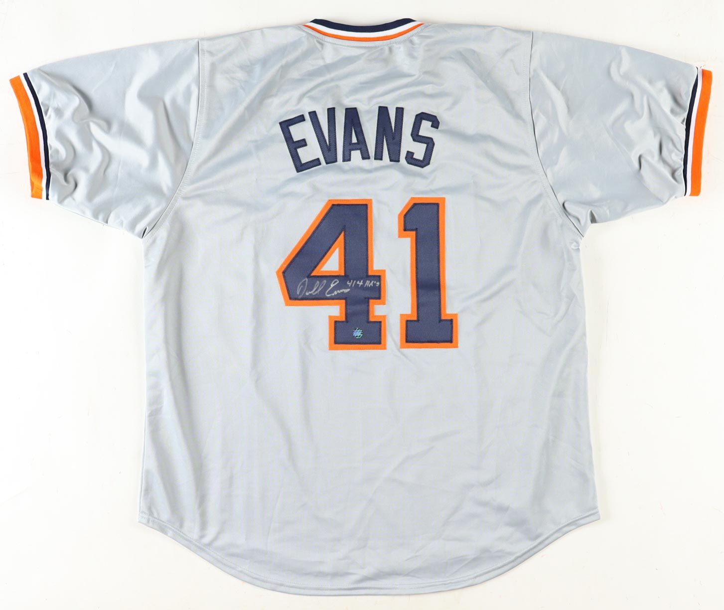 Darrell Evans Signed Jersey Inscribed "414 HR's" (AWM) at PristineAuction.com Darrell Evans Signed Jersey Inscribed "414 HR's" (AWM) at PristineAuction.com