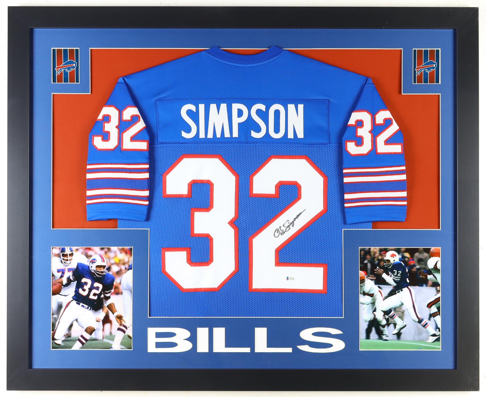 O.J. Simpson Signed Custom Framed Jersey Display (Beckett) at PristineAuction.com O.J. Simpson Signed Custom Framed Jersey Display (Beckett) at PristineAuction.com