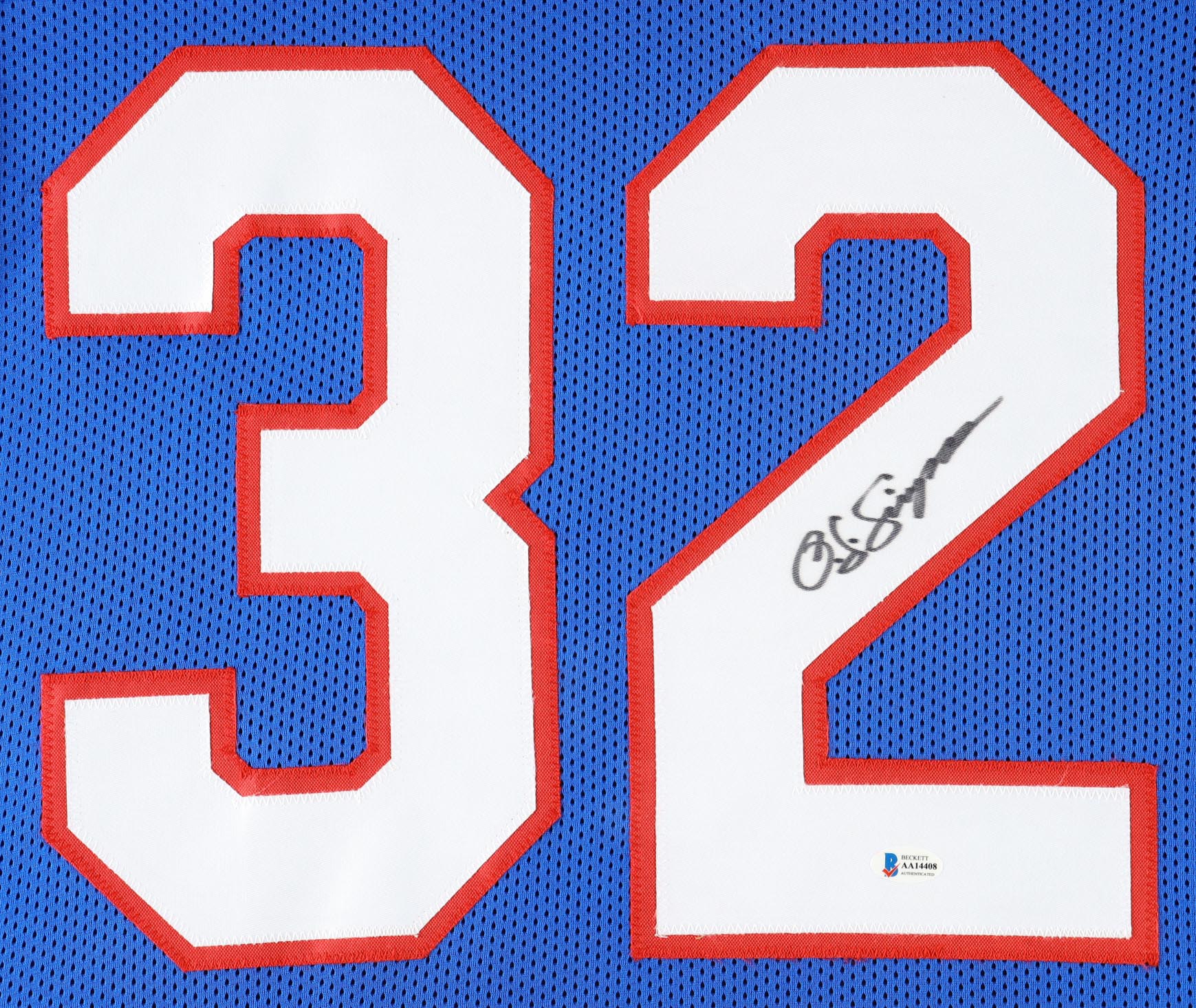 O.J. Simpson Signed Custom Framed Jersey Display (Beckett) at PristineAuction.com O.J. Simpson Signed Custom Framed Jersey Display (Beckett) at PristineAuction.com