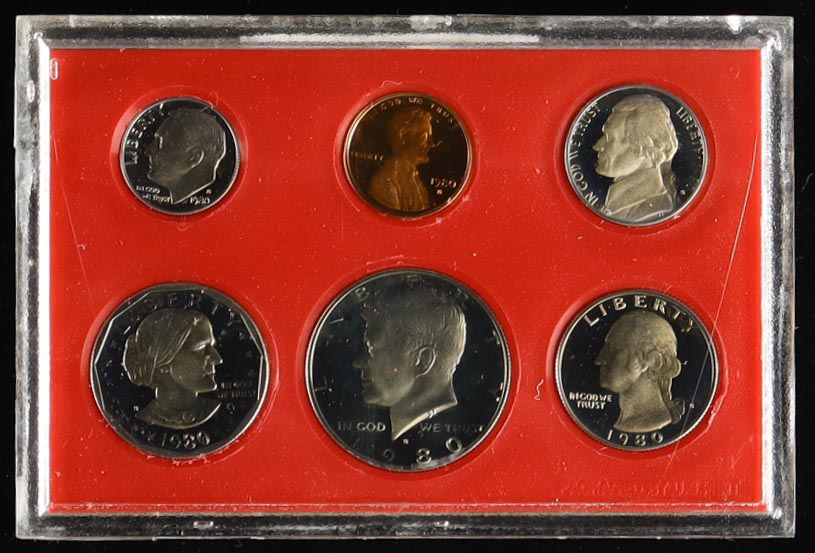 1980-S United States Mint Proof Set with (6) Coins at PristineAuction.com 1980-S United States Mint Proof Set with (6) Coins at PristineAuction.com