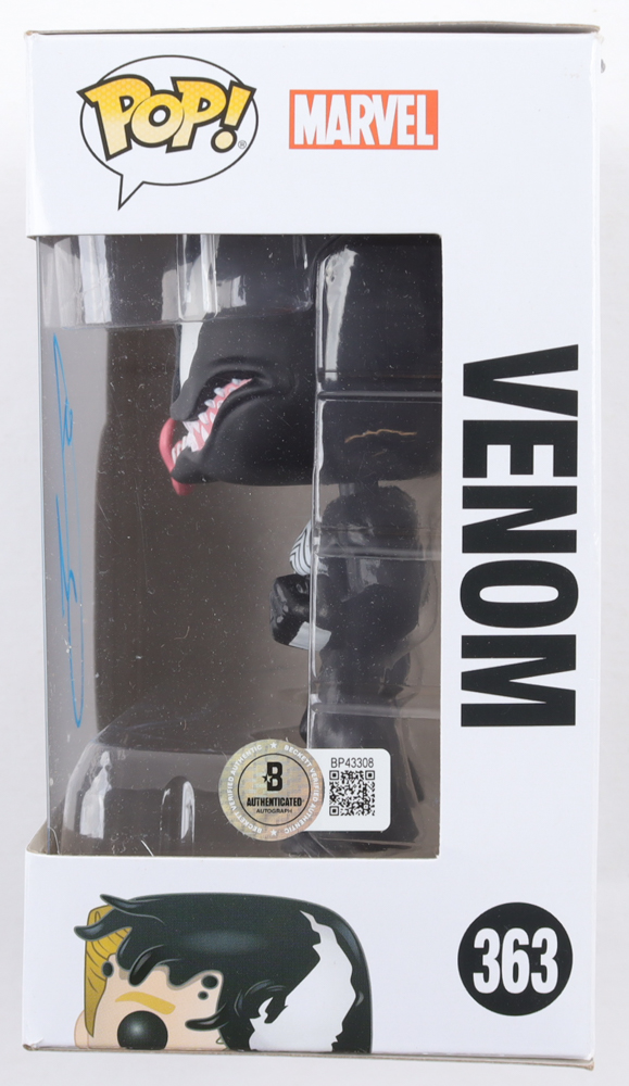 Tom Hardy Signed "Venom" Venom #363 Funko Pop! Vinyl Figure (Beckett) at PristineAuction.com Tom Hardy Signed "Venom" Venom #363 Funko Pop! Vinyl Figure (Beckett) at PristineAuction.com