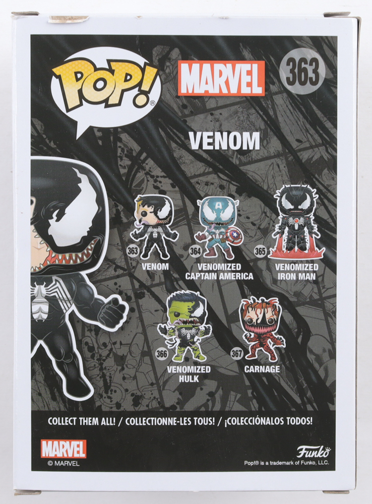 Tom Hardy Signed "Venom" Venom #363 Funko Pop! Vinyl Figure (Beckett) at PristineAuction.com Tom Hardy Signed "Venom" Venom #363 Funko Pop! Vinyl Figure (Beckett) at PristineAuction.com
