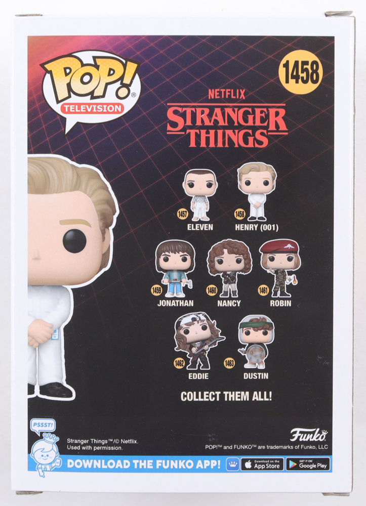 Jamie Campbell Bower Signed "Stranger Things" #1458 Henry (001) Funko Pop (Beckett) at PristineAuction.com Jamie Campbell Bower Signed "Stranger Things" #1458 Henry (001) Funko Pop (Beckett) at PristineAuction.com