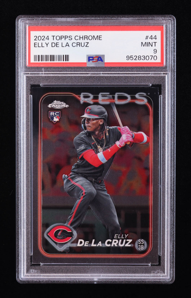 ELLY DE LA CRUZ TOPPS RC CHROME PSA9 ELLY DE LA CRUZ TOPPS RC CHROME PSA9