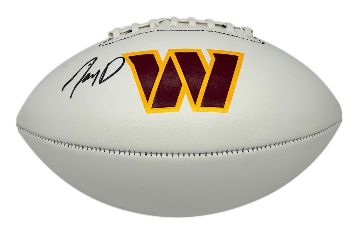 Jayden Daniels Signed Commanders Logo Football (Fanatics) at PristineAuction.com Jayden Daniels Signed Commanders Logo Football (Fanatics) at PristineAuction.com