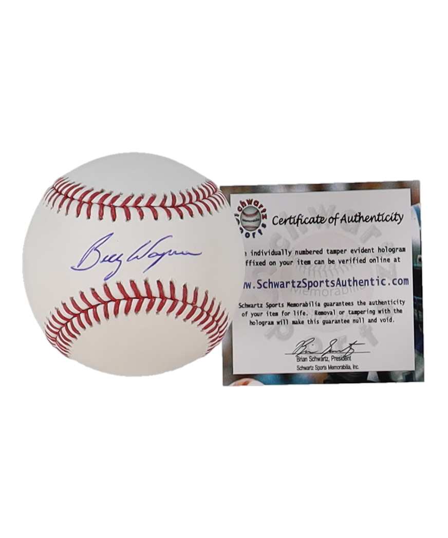 Billy Wagner Signed OML Baseball (Schwartz) at PristineAuction.com Billy Wagner Signed OML Baseball (Schwartz) at PristineAuction.com