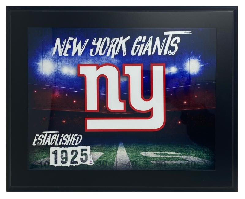 Giants Logo Sublimated Plaque at PristineAuction.com Giants Logo Sublimated Plaque at PristineAuction.com