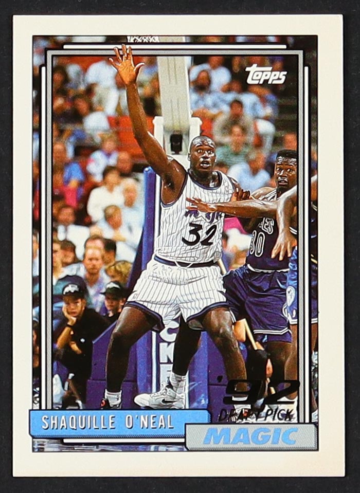 Shaquille O'Neal 1992-93 Topps #362 RC at PristineAuction.com Shaquille O'Neal 1992-93 Topps #362 RC at PristineAuction.com