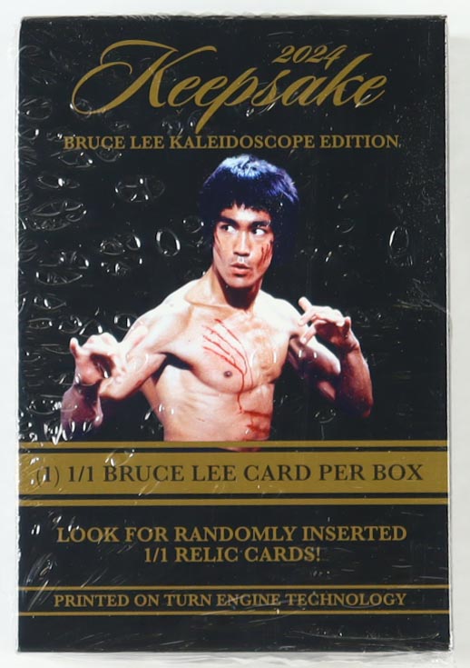2024 Keepsake Bruce Lee Kaleidoscope 1/1 Hotbox Edition at PristineAuction.com 2024 Keepsake Bruce Lee Kaleidoscope 1/1 Hotbox Edition at PristineAuction.com