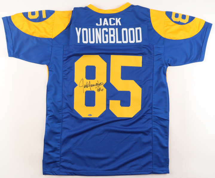 Jack Youngblood Signed Jersey Inscribed "HF 01" (Schwartz) at PristineAuction.com Jack Youngblood Signed Jersey Inscribed "HF 01" (Schwartz) at PristineAuction.com