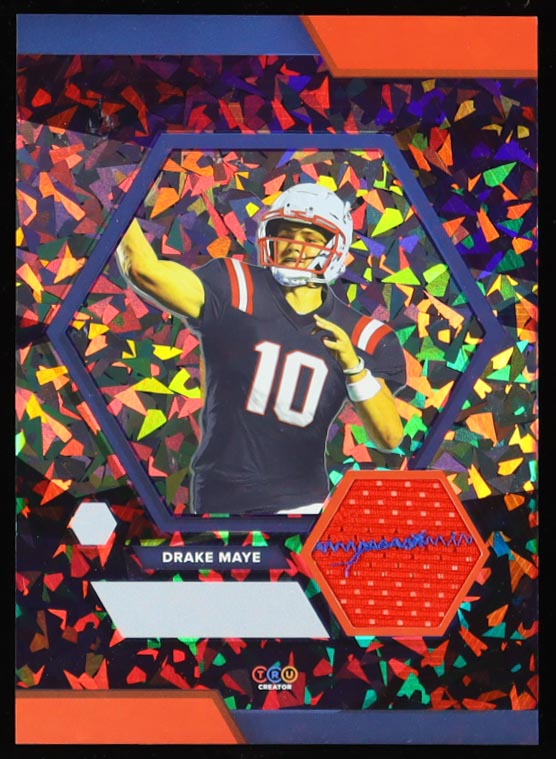 Drake Maye 2024 TruSport Jumbo Trucreator Card #10 #JC-DM Rookie Card at PristineAuction.com Drake Maye 2024 TruSport Jumbo Trucreator Card #10 #JC-DM Rookie Card at PristineAuction.com
