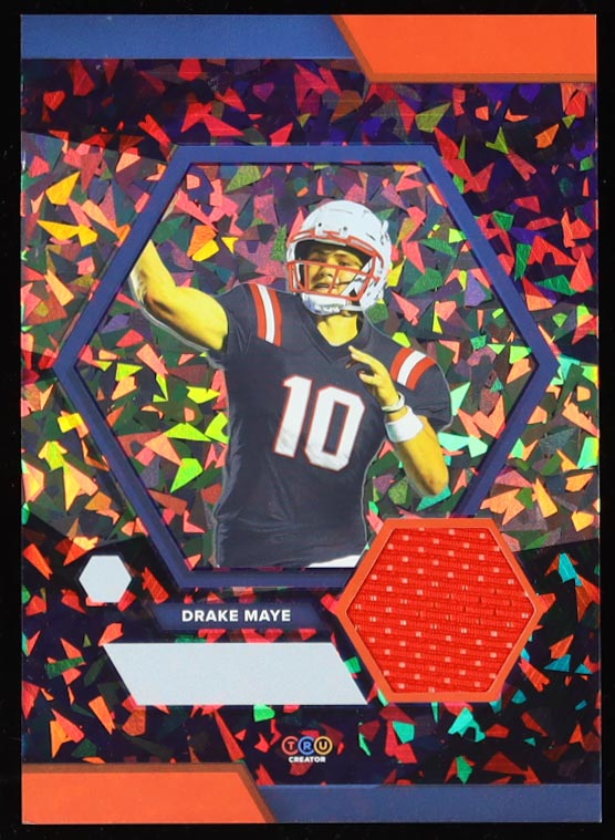 Drake Maye 2024 TruSport Jumbo Trucreator Card #10 #JC-DM Rookie Card at PristineAuction.com Drake Maye 2024 TruSport Jumbo Trucreator Card #10 #JC-DM Rookie Card at PristineAuction.com