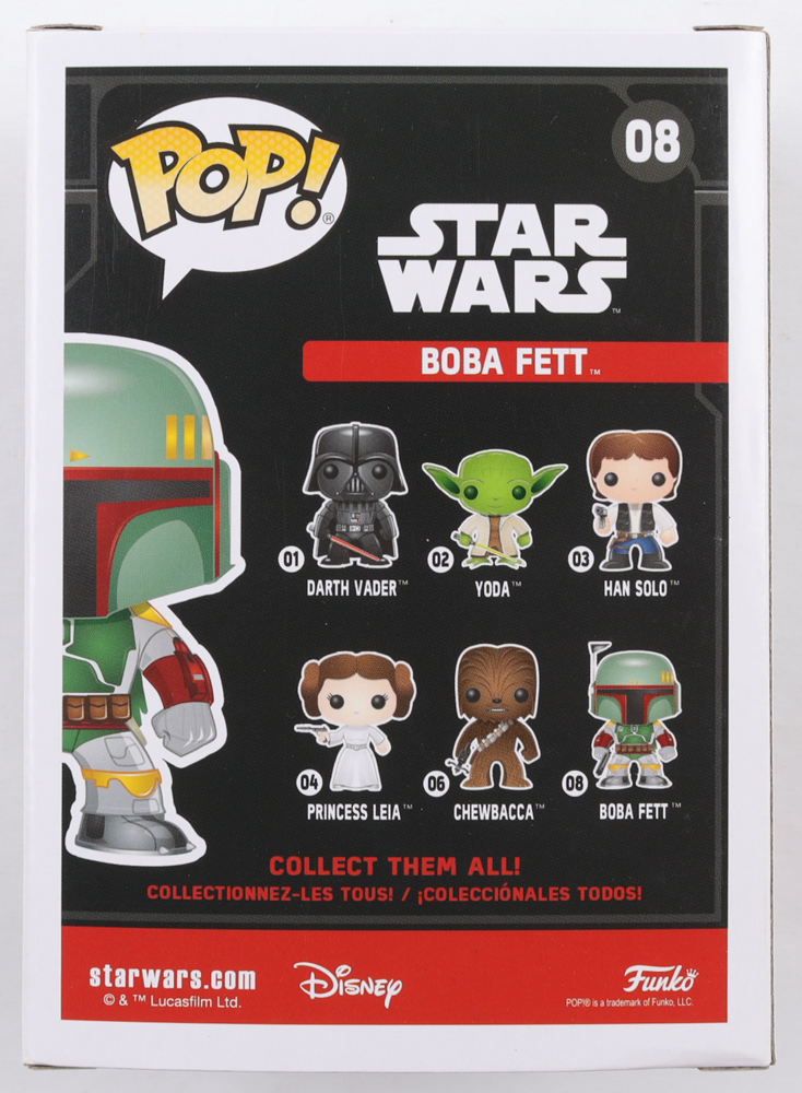 Temuera Morrison Signed "Star Wars" #08 Boba Fett Bobble-Head Funko Pop! Vinyl Figure (Beckett) at PristineAuction.com Temuera Morrison Signed "Star Wars" #08 Boba Fett Bobble-Head Funko Pop! Vinyl Figure (Beckett) at PristineAuction.com