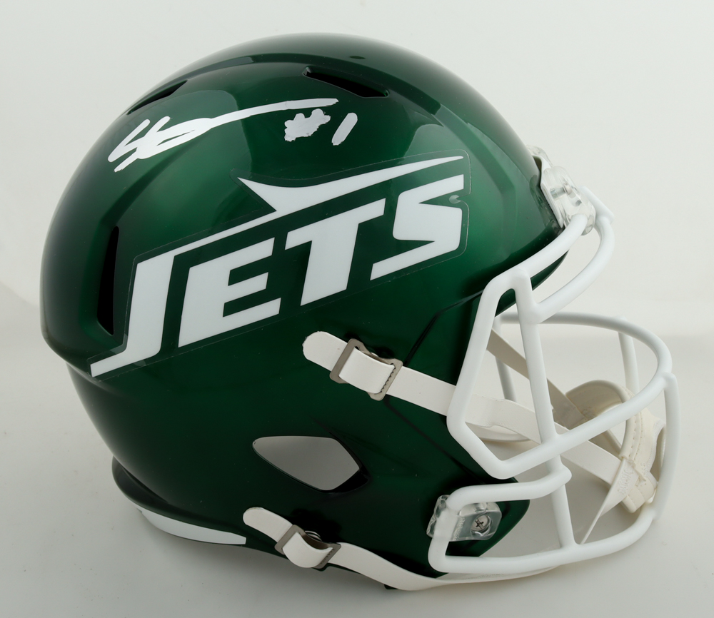Ahmad "Sauce" Gardner Signed Jets Full-Size Speed Helmet (Fanatics) at PristineAuction.com Ahmad "Sauce" Gardner Signed Jets Full-Size Speed Helmet (Fanatics) at PristineAuction.com
