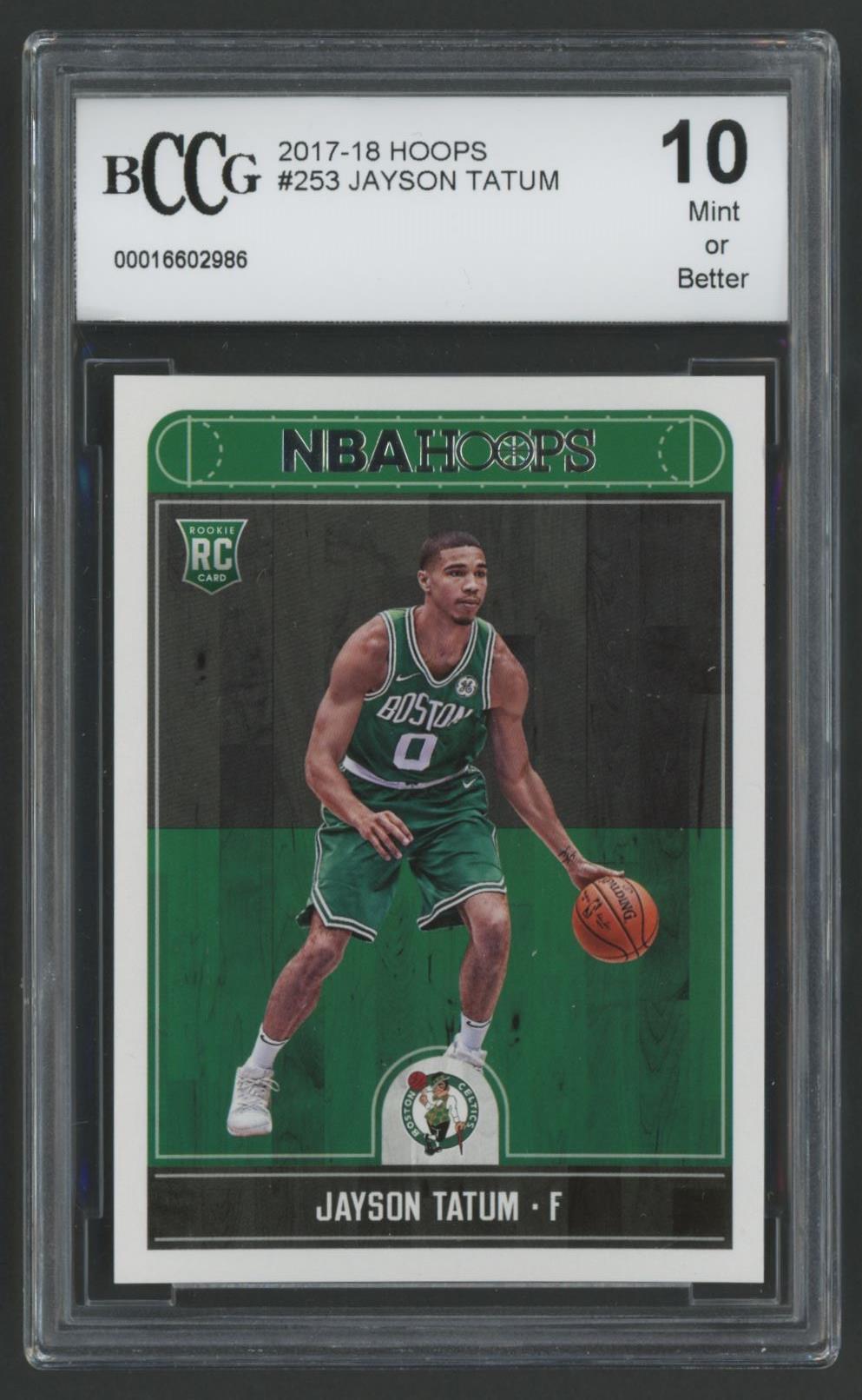Jayson Tatum 2017-18 Hoops #253 (BCCG 10) at PristineAuction.com Jayson Tatum 2017-18 Hoops #253 (BCCG 10) at PristineAuction.com