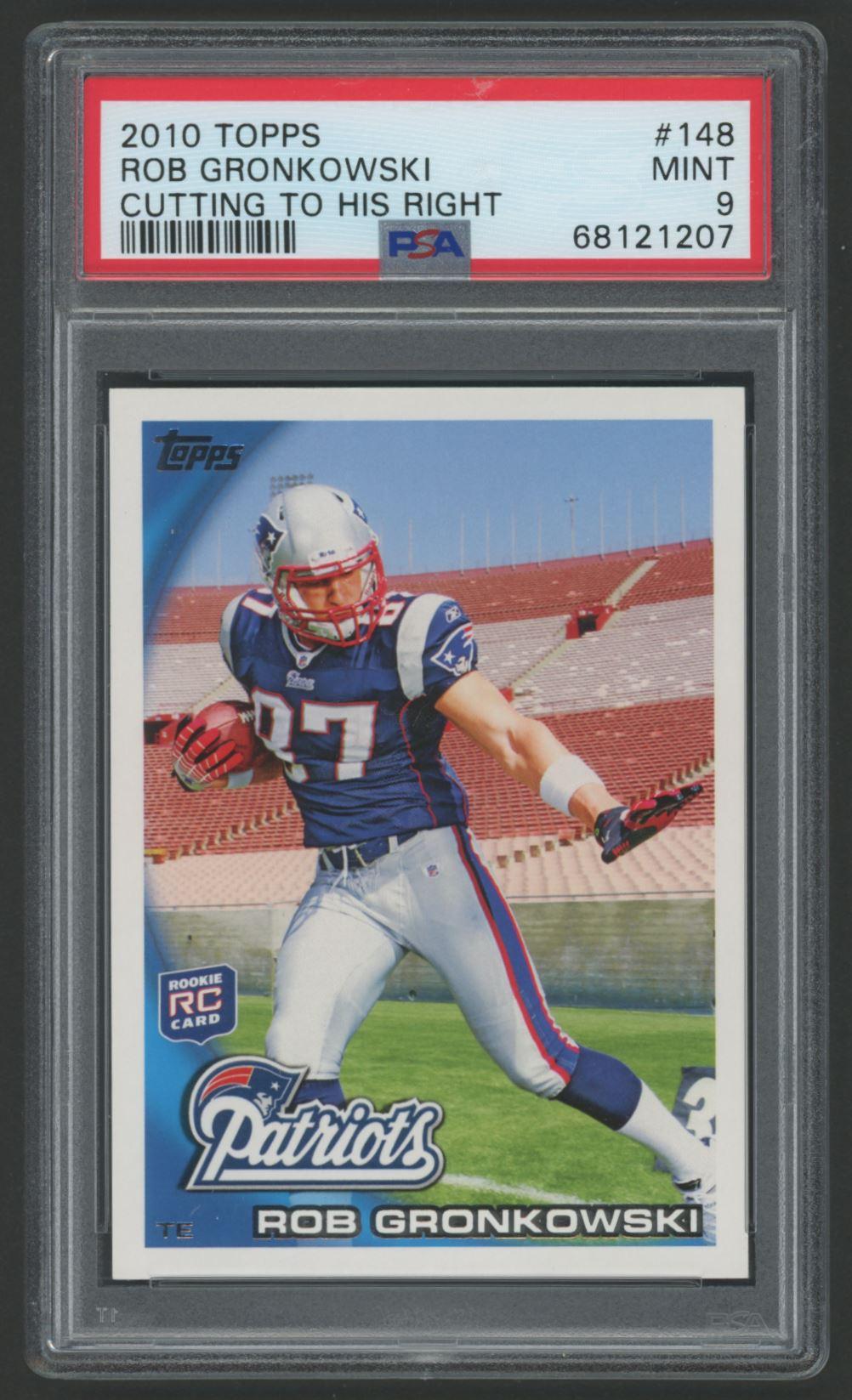 Rob Gronkowski 2010 Topps #148 (PSA 9) at PristineAuction.com Rob Gronkowski 2010 Topps #148 (PSA 9) at PristineAuction.com