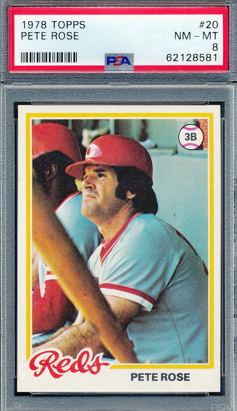Pete Rose 1978 Topps #20 DP (PSA 8) at PristineAuction.com Pete Rose 1978 Topps #20 DP (PSA 8) at PristineAuction.com