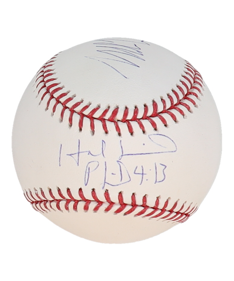 Mike Tyson & Evander Holyfield Signed OML Baseball (JSA) at PristineAuction.com Mike Tyson & Evander Holyfield Signed OML Baseball (JSA) at PristineAuction.com