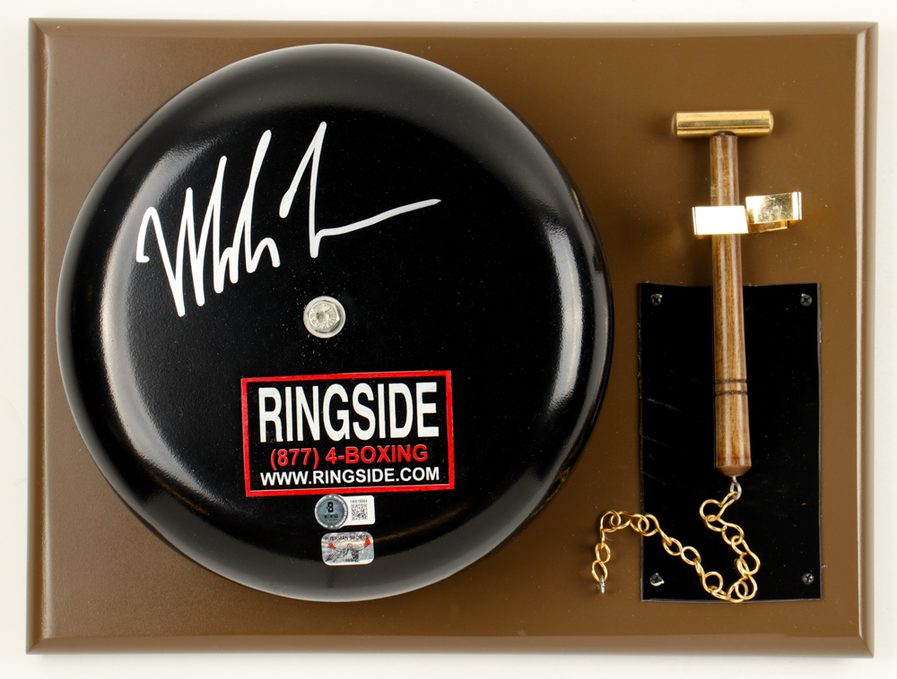Mike Tyson Signed Ringside Boxing Bell (Beckett & Tyson) at PristineAuction.com Mike Tyson Signed Ringside Boxing Bell (Beckett & Tyson) at PristineAuction.com