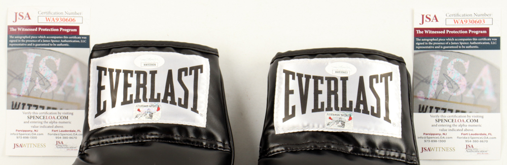 Mike Tyson Signed Everlast Boxing Glove Set (JSA & Tyson) at PristineAuction.com Mike Tyson Signed Everlast Boxing Glove Set (JSA & Tyson) at PristineAuction.com