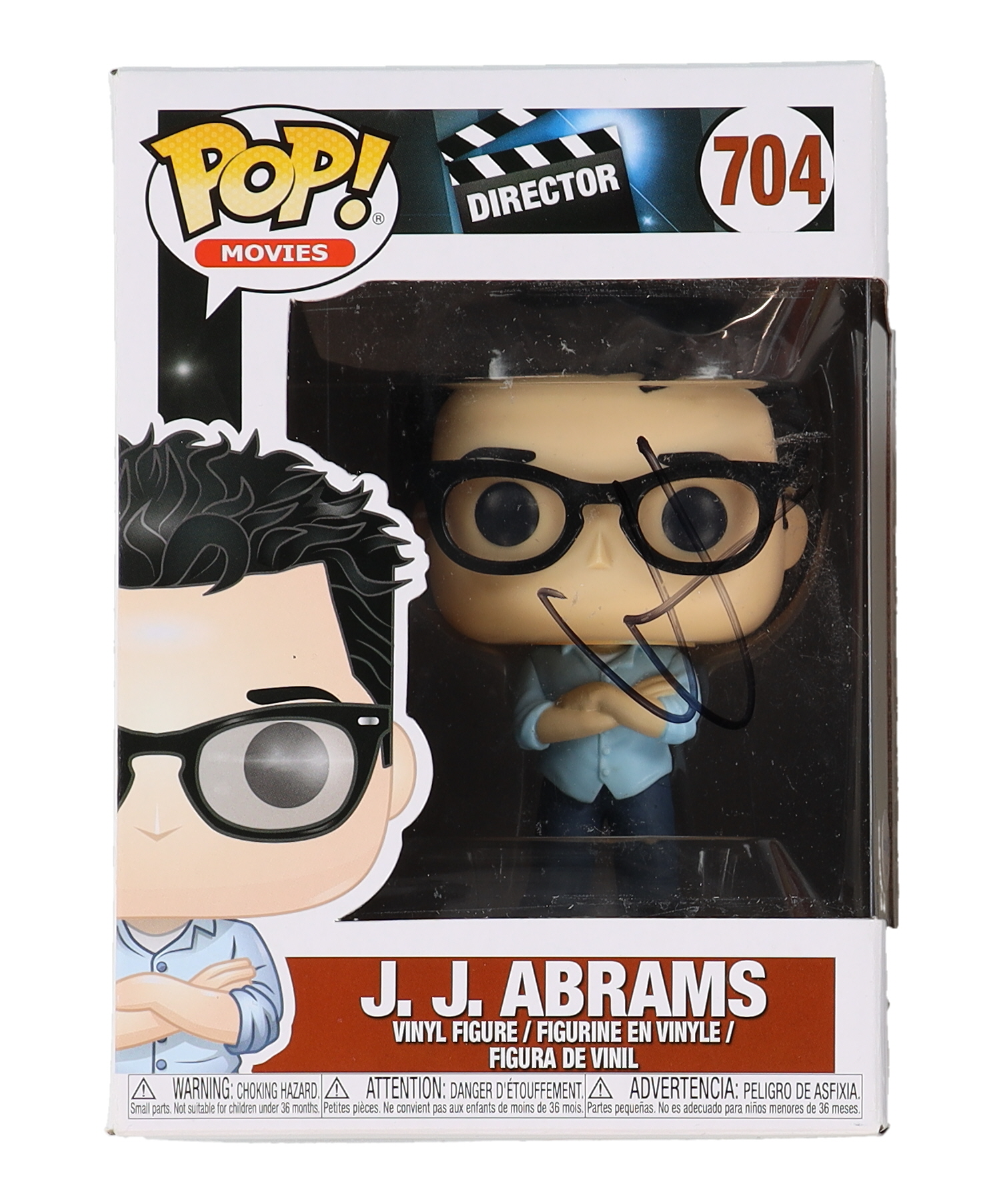 J. J. Abrams Signed "Director" #704 Funko Pop! Vinyl Figure (AutographCOA) at PristineAuction.com J. J. Abrams Signed "Director" #704 Funko Pop! Vinyl Figure (AutographCOA) at PristineAuction.com