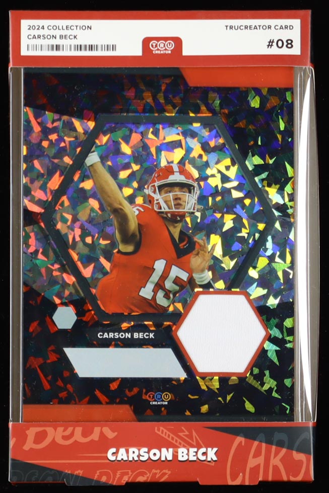 Carson Beck 2024 TruSport Jumbo Trucreator Card #08 #JC-CB Rookie Card at PristineAuction.com Carson Beck 2024 TruSport Jumbo Trucreator Card #08 #JC-CB Rookie Card at PristineAuction.com