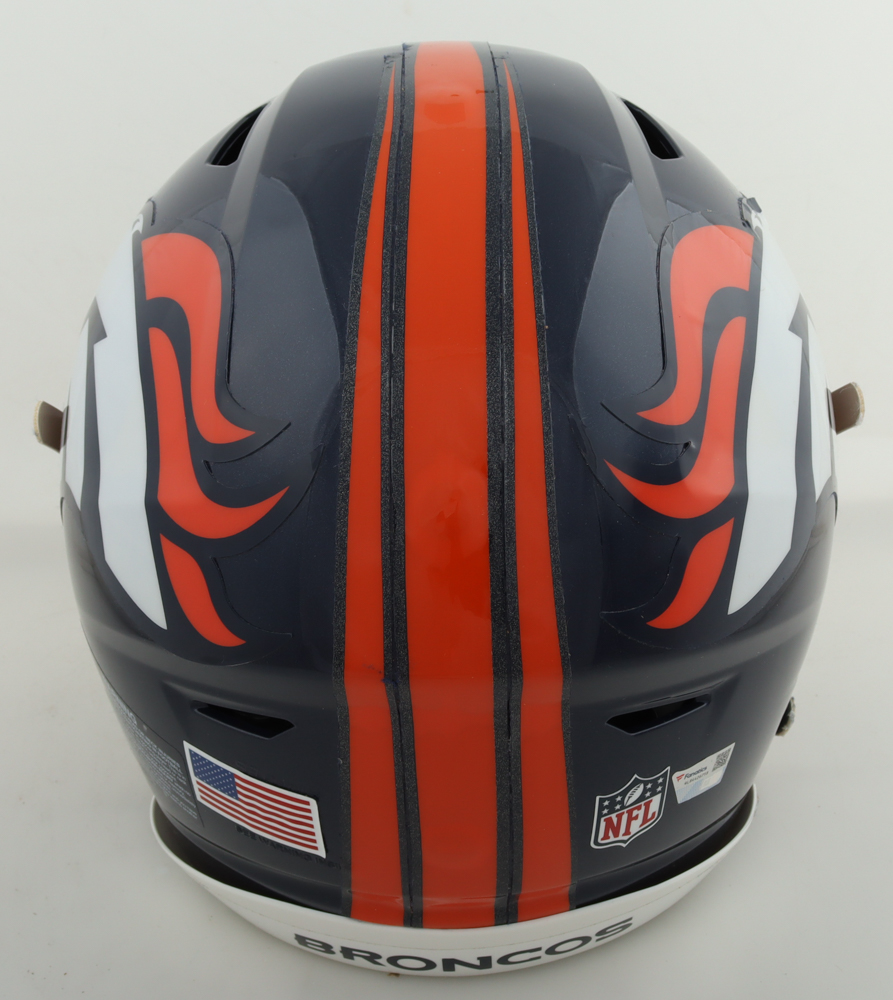 Peyton Manning Signed Broncos Full-Size Authentic On-Field Speedflex Helmet Inscribed "HOF 21" (Fanatics) at PristineAuction.com Peyton Manning Signed Broncos Full-Size Authentic On-Field Speedflex Helmet Inscribed "HOF 21" (Fanatics) at PristineAuction.com